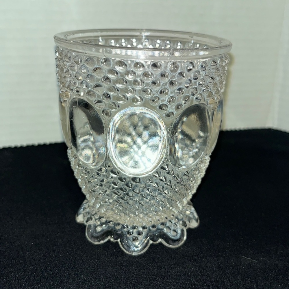 Dew & Raindrop Open Glass Sugar Bowl